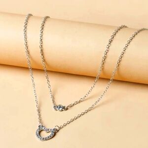 Double Layer Heart Necklace